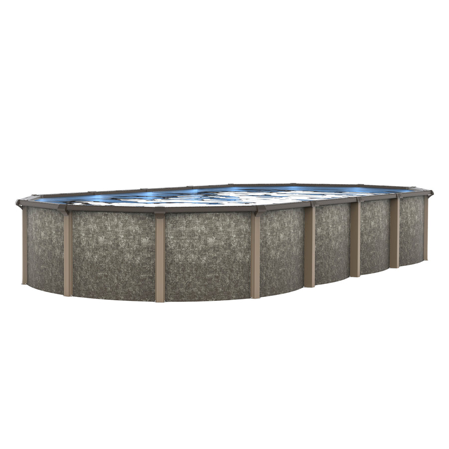 30' x 15' Oval Hybrid Above-Ground Pool with 54" Steel Wall | Riviera | 30-Year Warranty