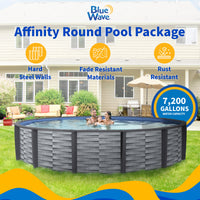 Affinity 18' Round above-ground pool package, feature detail (image 2)
