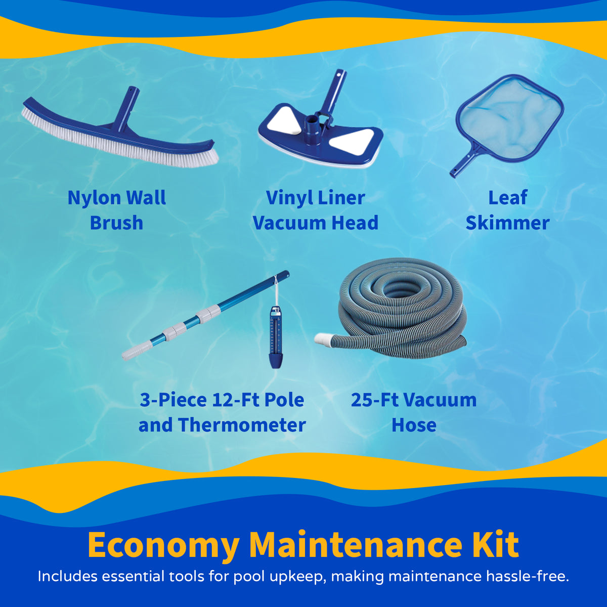 Affinity 24' Round above-ground pool package, feature detail (image 7)