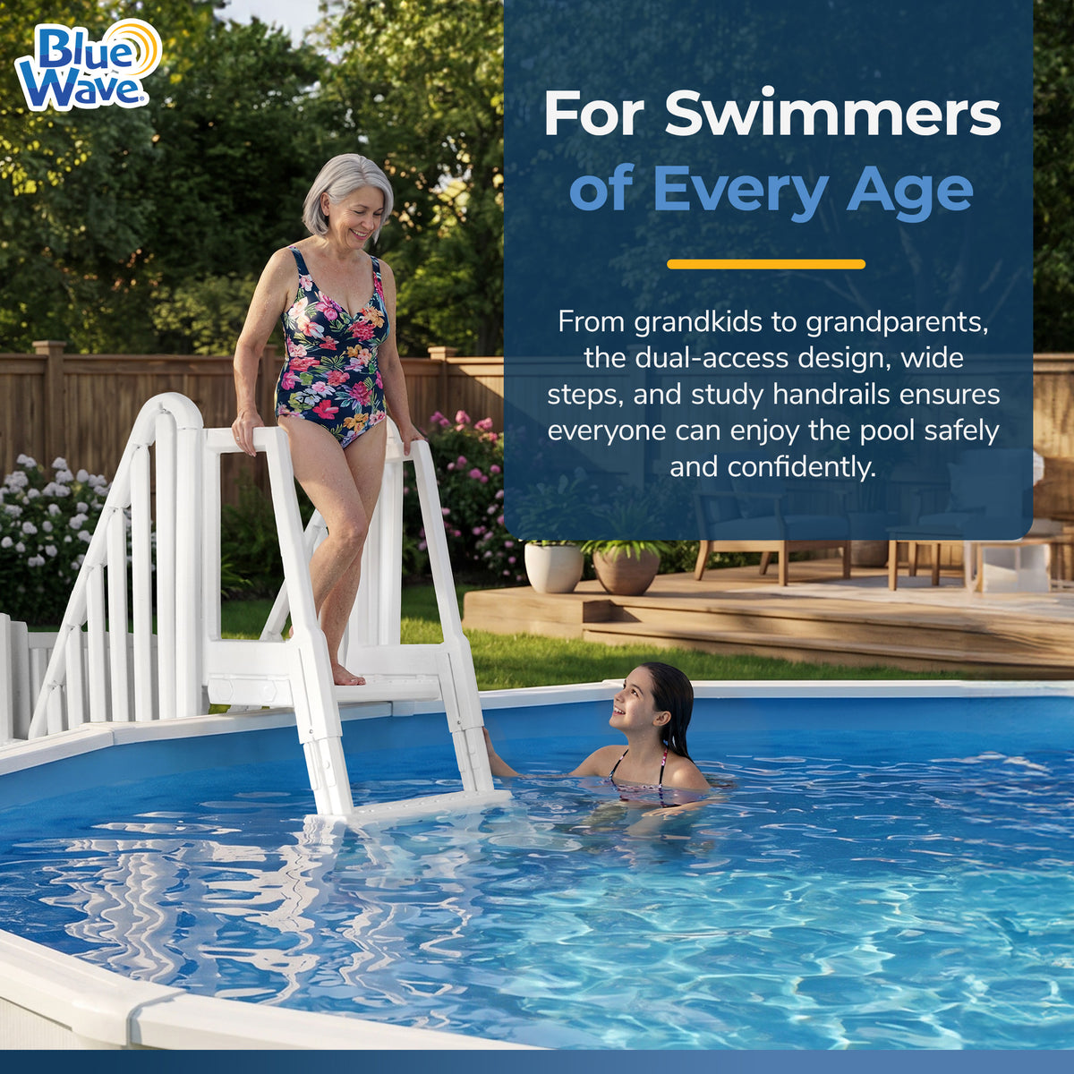 Easy In-Pool Entry System, feature detail (image 4)