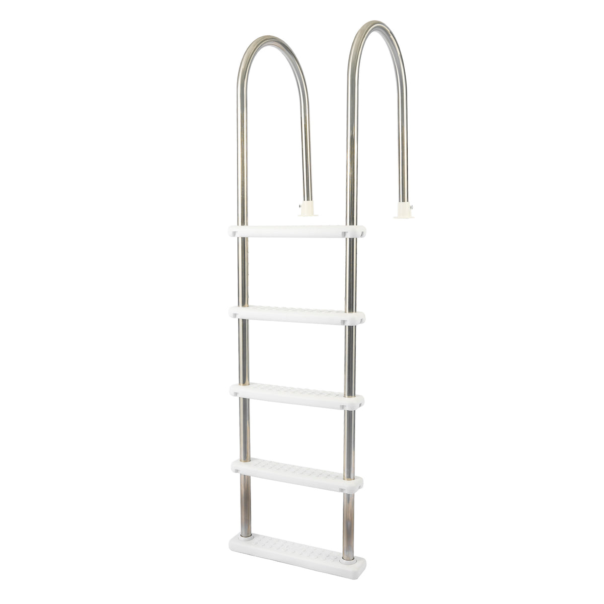 Blue Wave Standard Stainless Steel In-Pool Ladder for Above Ground Pools, NE122SS