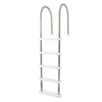 Blue Wave Standard Stainless Steel In-Pool Ladder for Above Ground Pools, NE122SS