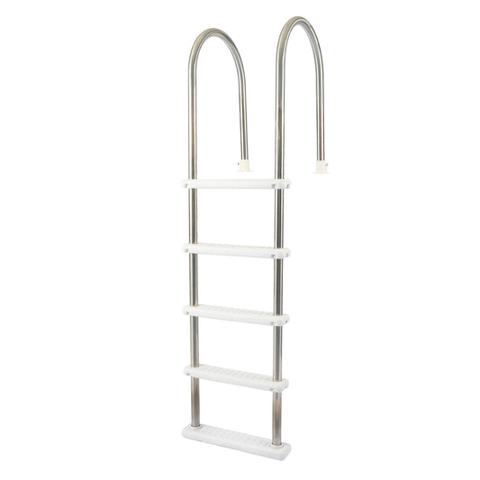 Blue Wave Standard Stainless Steel In-Pool Ladder for Above Ground Pools, NE122SS