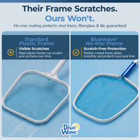 Aluminum Pool Leaf Skimmer with Durable Mesh for Swimming Pools, feature detail (image 6)