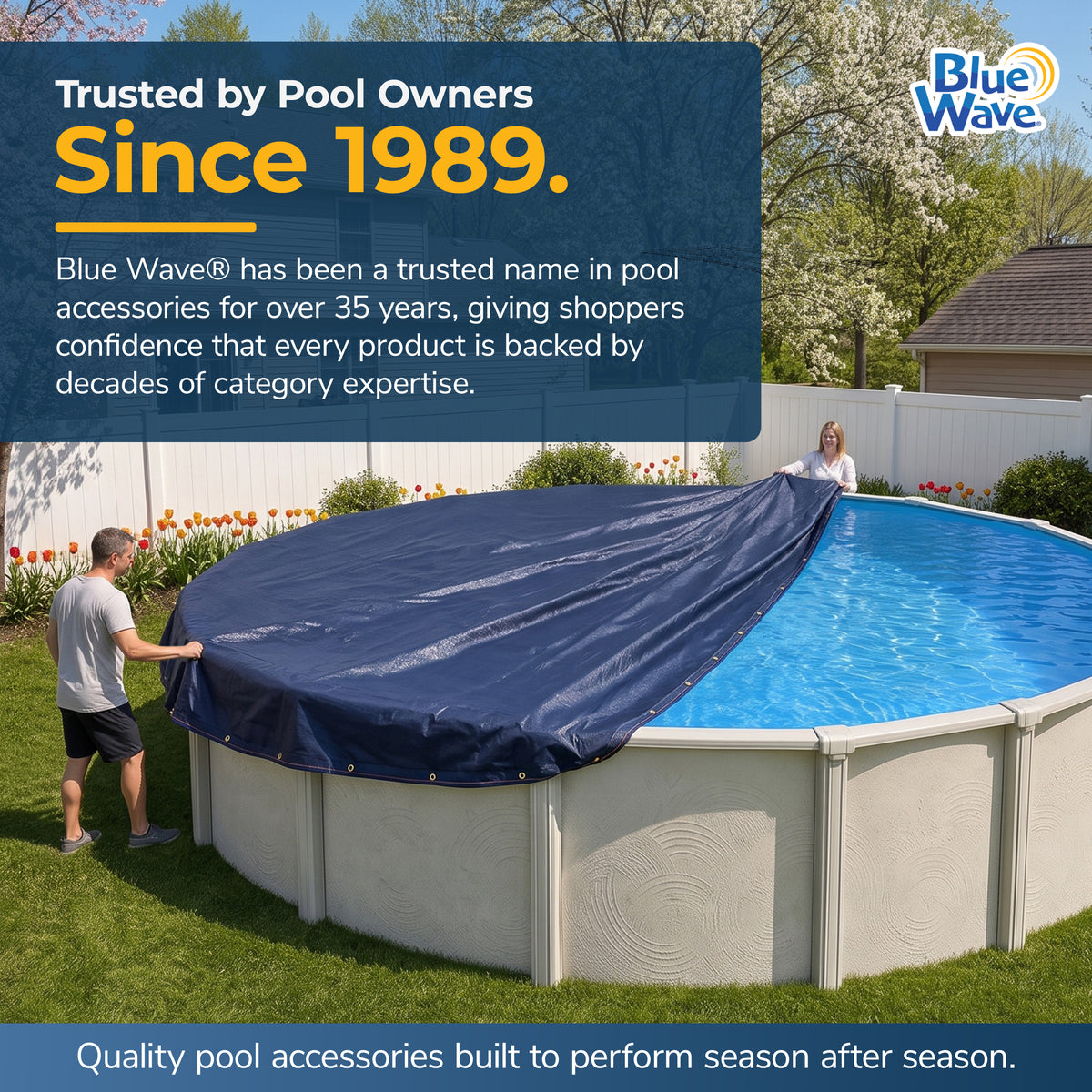 Blue Wave Above Ground Pool Winter Cover Clips, 30-Pack, feature detail (image 7)