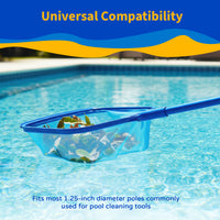 Pool Rake with Fine-Mesh Net for Cleaning Swimming Pools, feature detail (image 6)