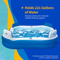 Blue Wave Premier inflatable pool, feature detail (image 6)