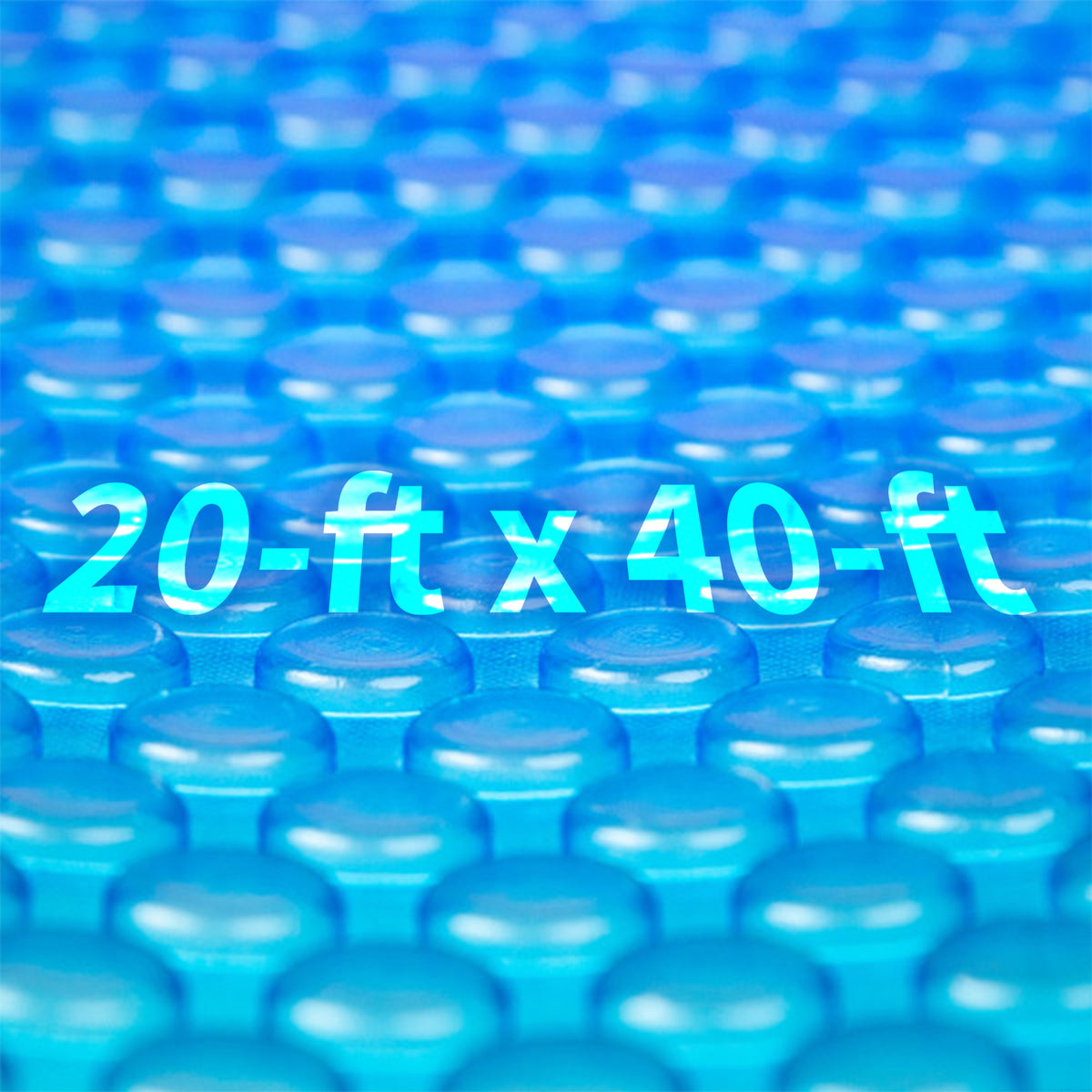 Blue Wave 20' x 40' Rectangle 12 Mil Blue Solar Cover for In-Ground Pools, product photo (image 8)