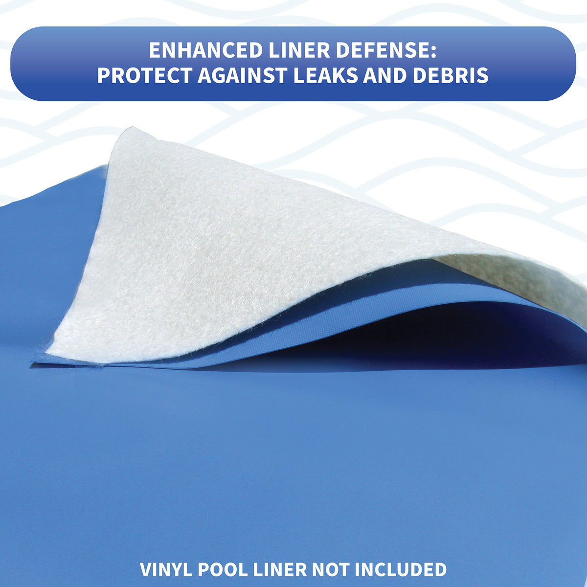 18-ft x 40-ft Oval Gorilla Pool Floor Padding, feature detail (image 3)