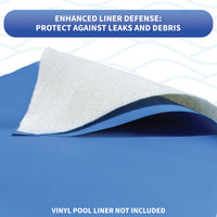 18-ft x 40-ft Oval Gorilla Pool Floor Padding, feature detail (image 3)