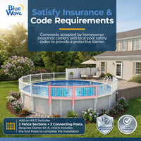 Above Ground Pool Fence Add-On Kit C (2 Sections), feature detail (image 2)