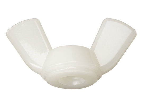 White Nylon Wing Nut for Plugs, Pool Winterizing Part, LNWN2520