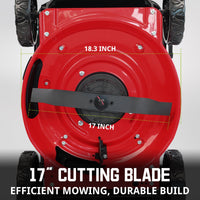 40V 17" Cordless Push Lawn Mower w/ 4.0Ah Battery & Charger MB2417A