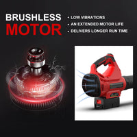 40V 17'' Cordless Lawn Mower & 40V Leaf Blower Combo Kit MB2480C