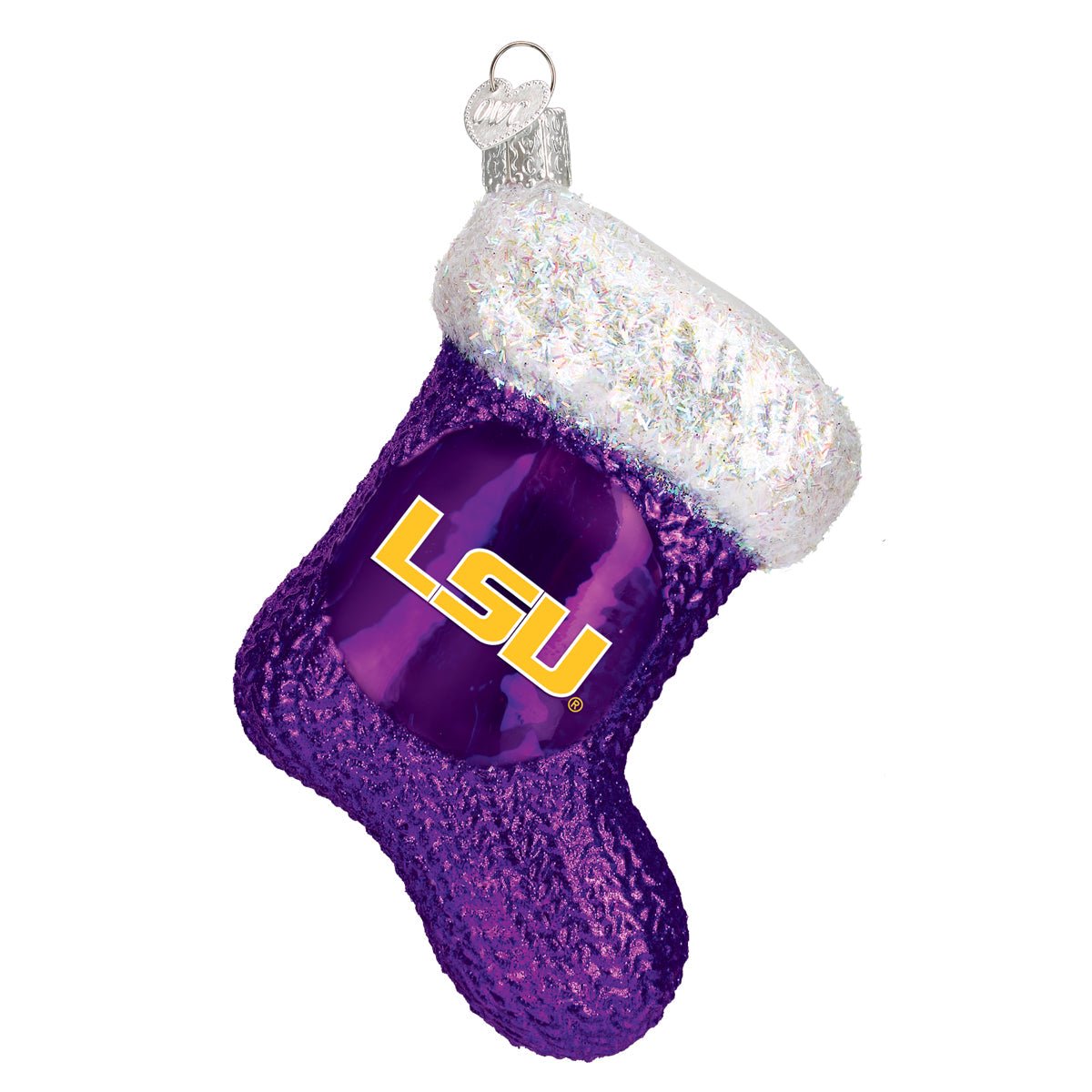 LSU  Stocking Ornament