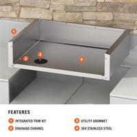 Blackstone Kitchen 28" Insulation Jacket for 3 Burner Drop-in Griddle