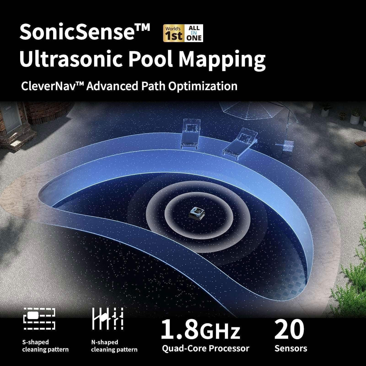 Beatbot AquaSense® Pro Robotic Pool Cleaner