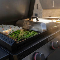 Blackstone 28" Deep Kitchen Griddle in Stainless Steel w/Hood