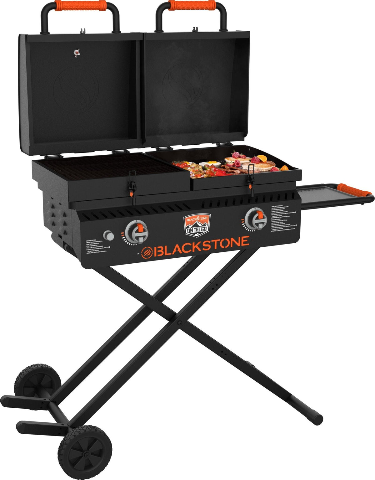 17" On the Go Griddle & Grill Combo