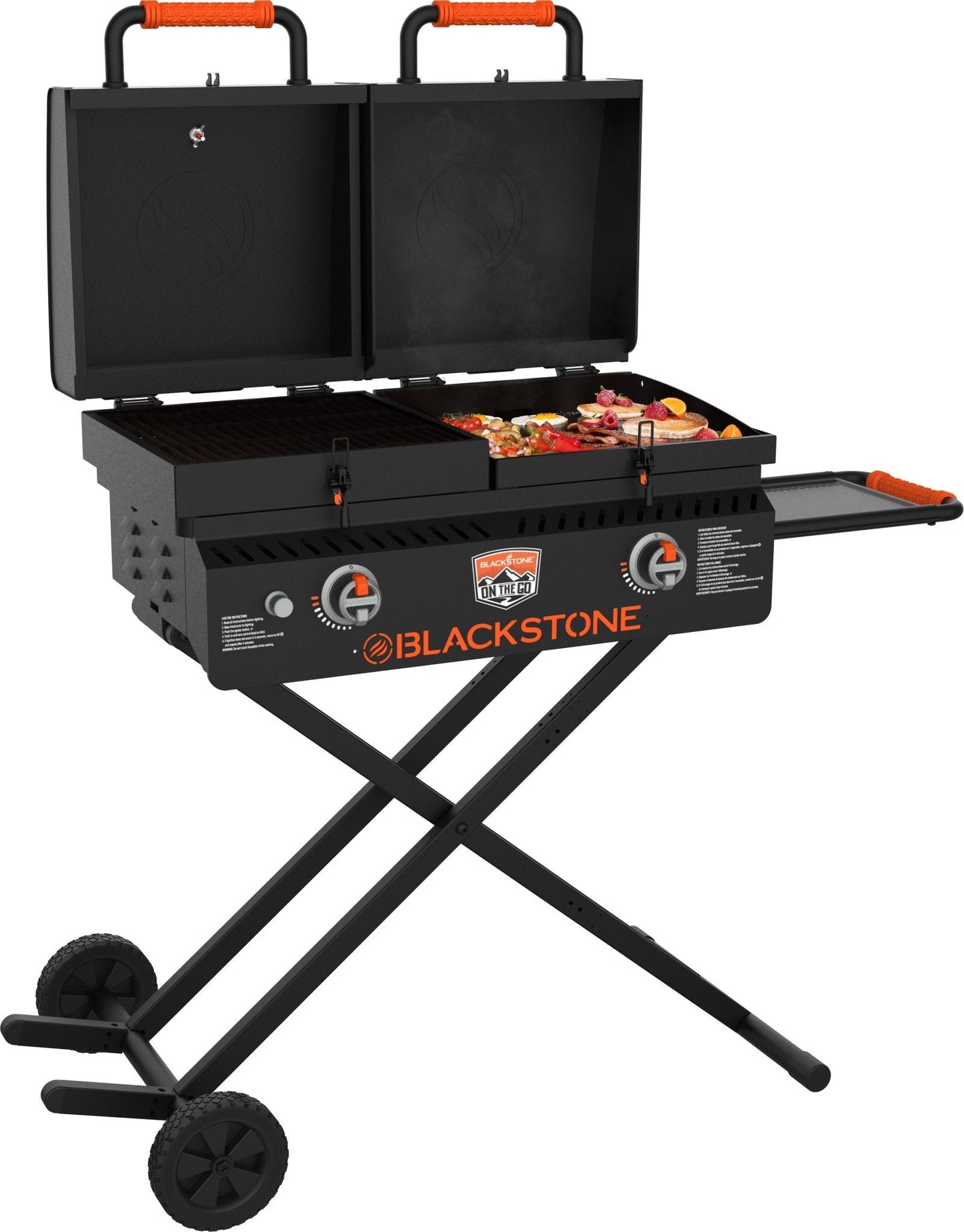 17" On the Go Griddle & Grill Combo