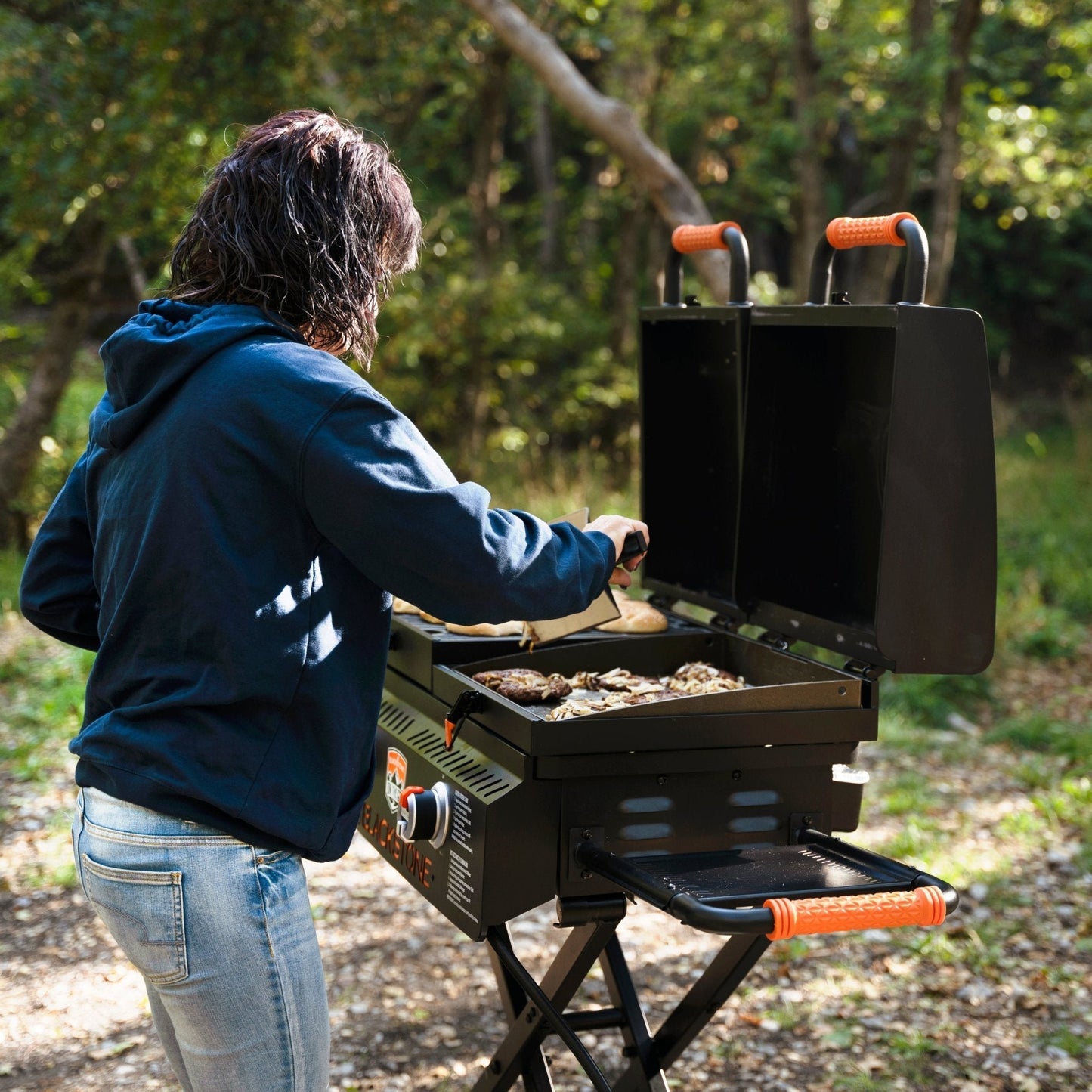 17" On the Go Griddle & Grill Combo