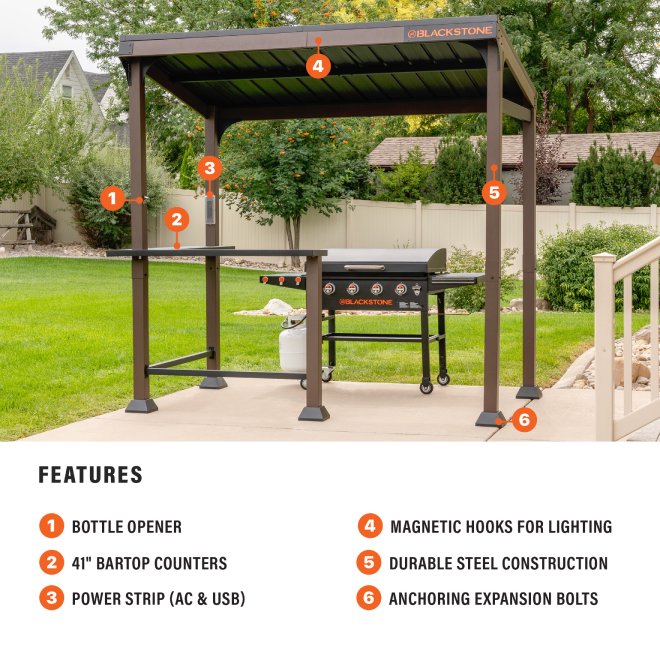 5' x 8' Blackstone Pavilion