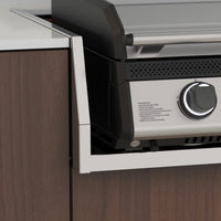 Blackstone 28" Deep Kitchen Griddle in Stainless Steel w/Hood