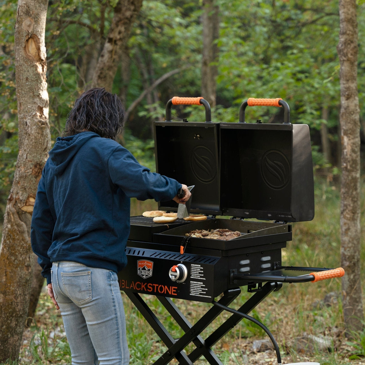 17" On the Go Griddle & Grill Combo