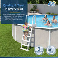 A-Frame Flip Up Ladder for Above Ground Pools, feature detail (image 8)