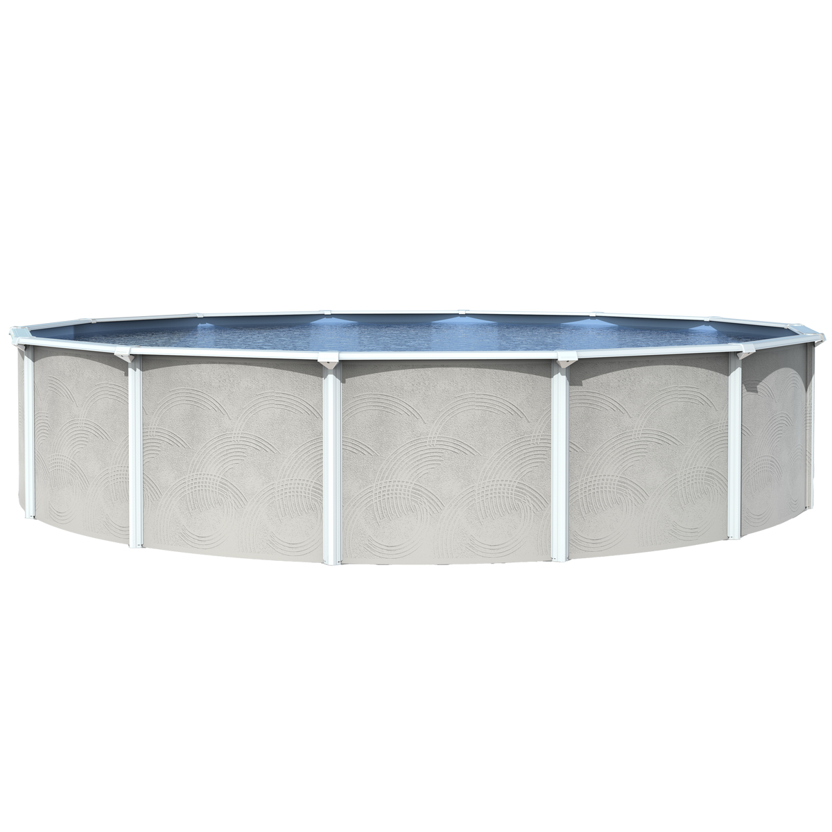 15' Round Above-Ground Pool with 52" Steel Wall | Belize | 15-Year Warranty