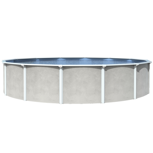 15' Round Above-Ground Pool with 52" Steel Wall | Belize | 15-Year Warranty
