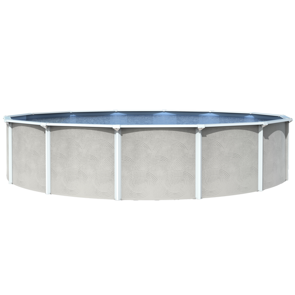 15' Round Above-Ground Pool with 52" Steel Wall | Belize | 15-Year Warranty