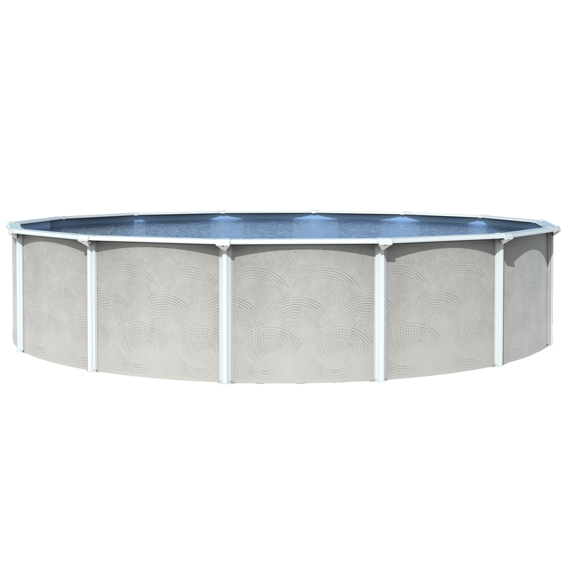 27' Round Above-Ground Pool with 52" Steel Wall | Belize | 15-Year Warranty