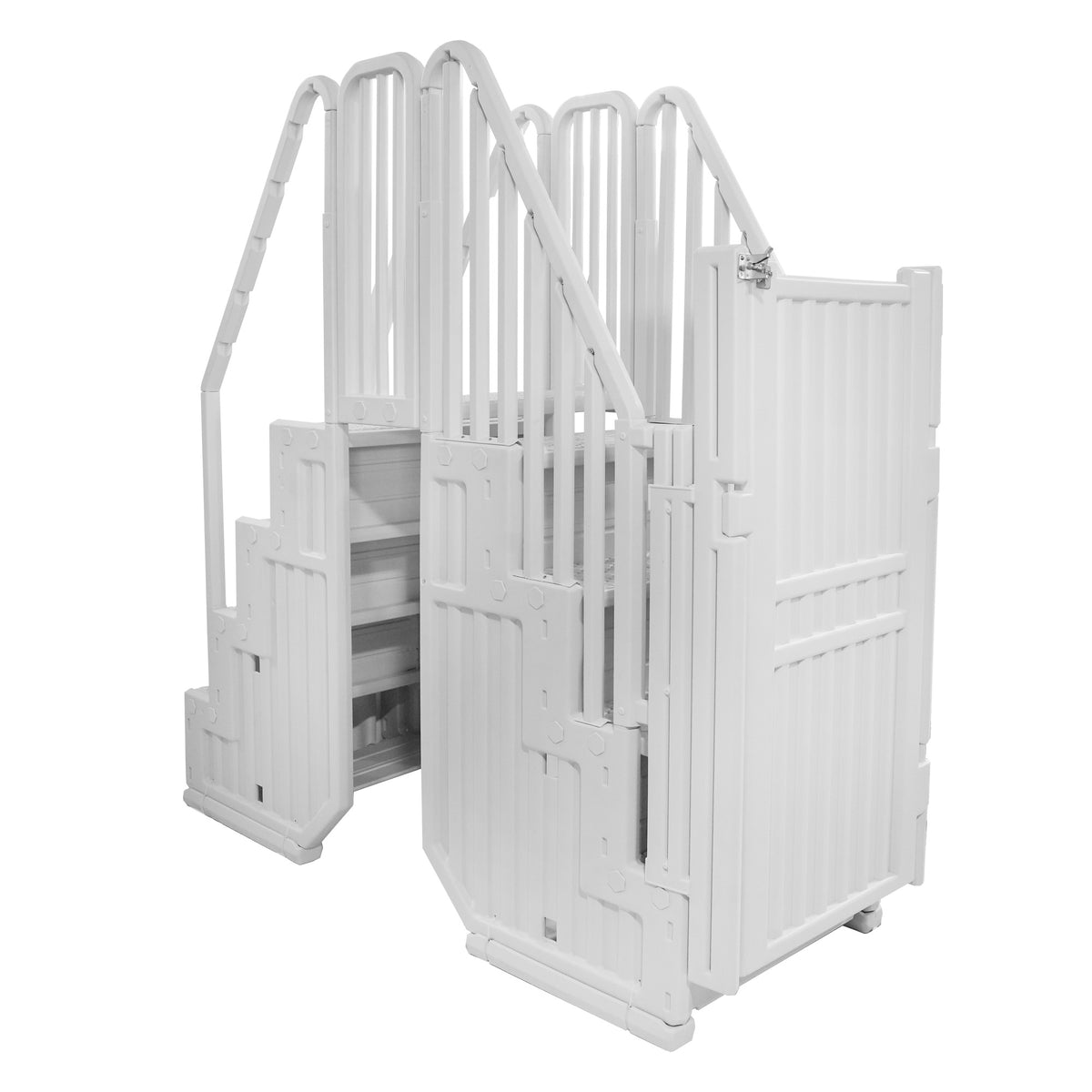 Blue Wave Easy Pool Step Entry System with Gate for Above Ground Pools, NE138