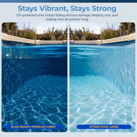 Emerald Coast pool liner, 15' Round, feature detail (image 5)