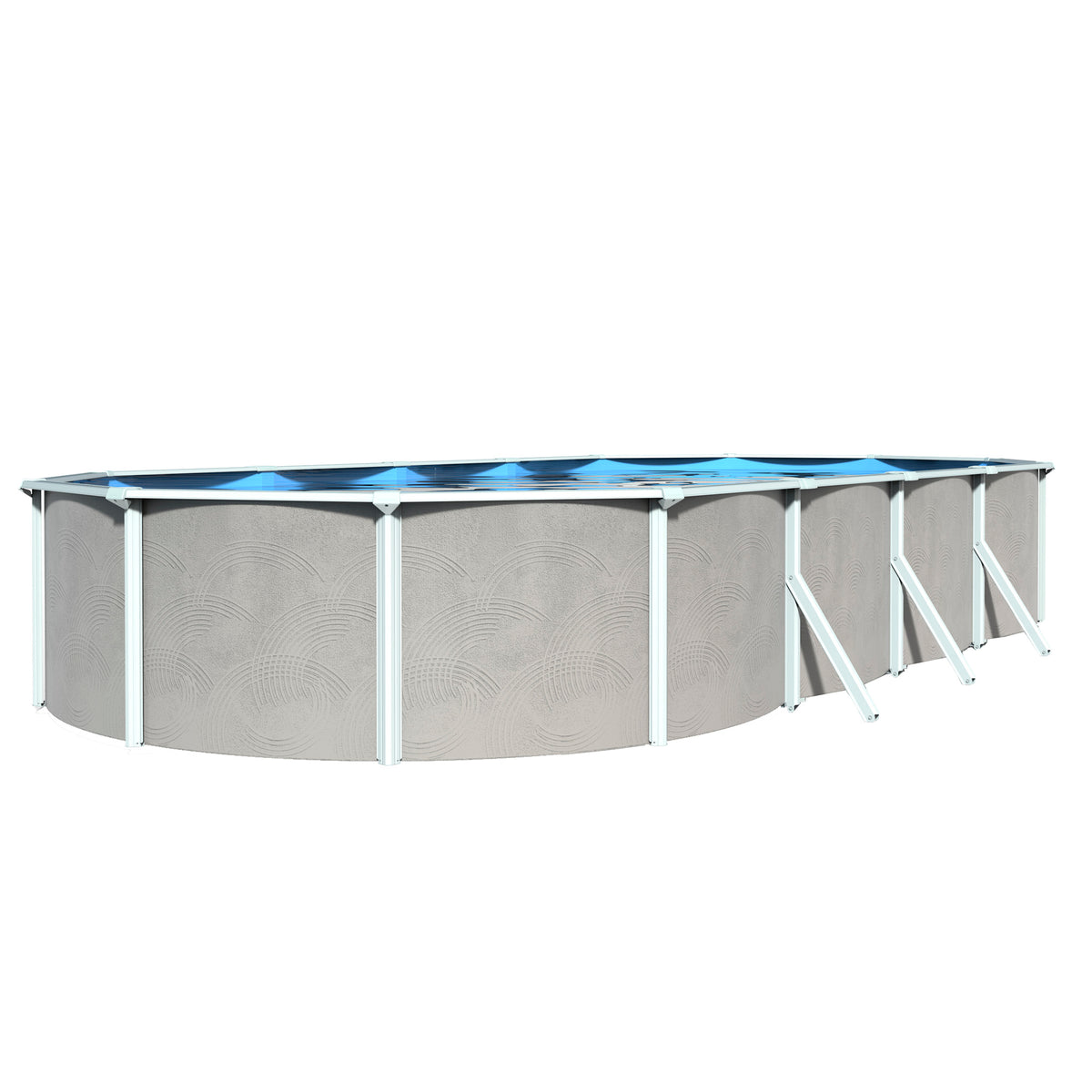 24' x 12' Oval Above-Ground Pool with 52" Steel Wall | Belize | 15-Year Warranty
