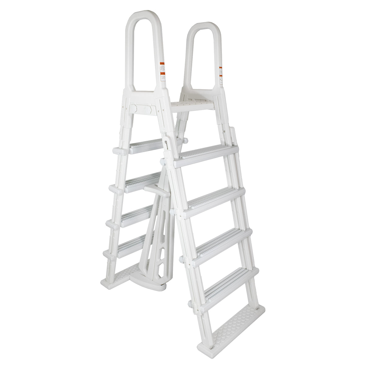 A-Frame Flip Up Ladder for Above Ground Pools, product photo (image 2)