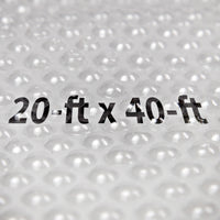 Blue Wave 20' x 40' Rectangle 14 Mil Clear Solar Cover for In-Ground Pools, product photo (image 8)