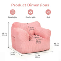 Pamapic Teens Bean Bag Chairs for Kids Gaming Playroom, Dorm & Reading Room