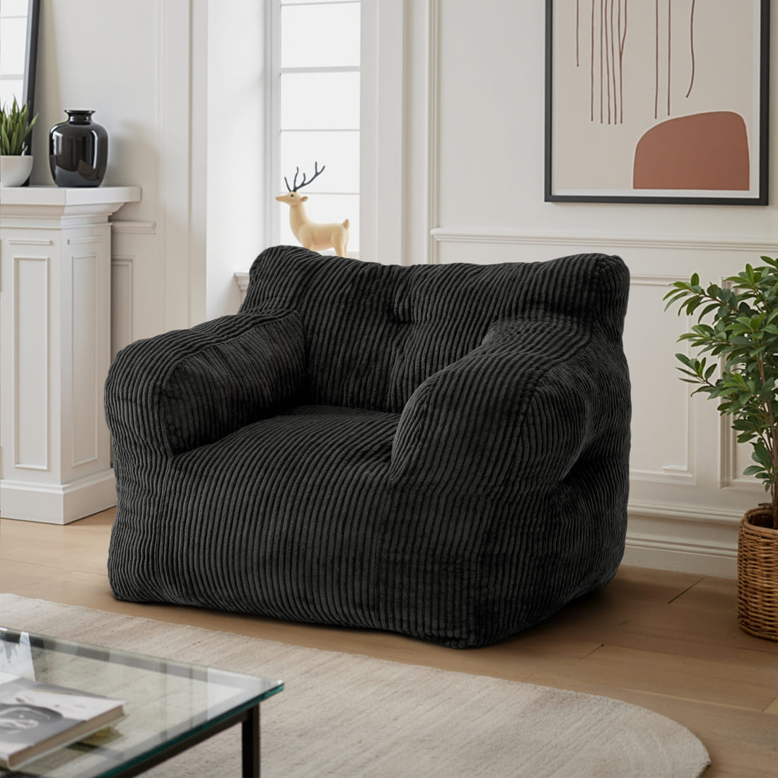 Pamapic Teens Bean Bag Chairs for Kids Gaming Playroom, Dorm & Reading Room