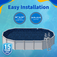 Evening Bay pool liner, 32' x 16' Oval, feature detail (image 4)