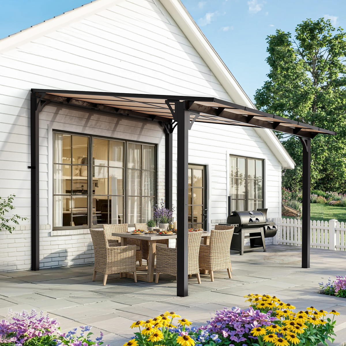 Aera Lean To Patio Gazebo