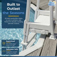 Heavy Duty In-Pool Ladder for Above Ground Pools, feature detail (image 3)