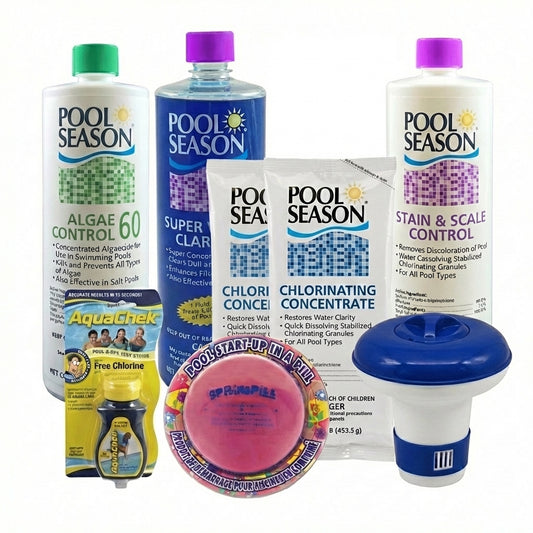 Pool Season Opening Kit for Pools UP To 15,000 Gallons - HGH-50-9502
