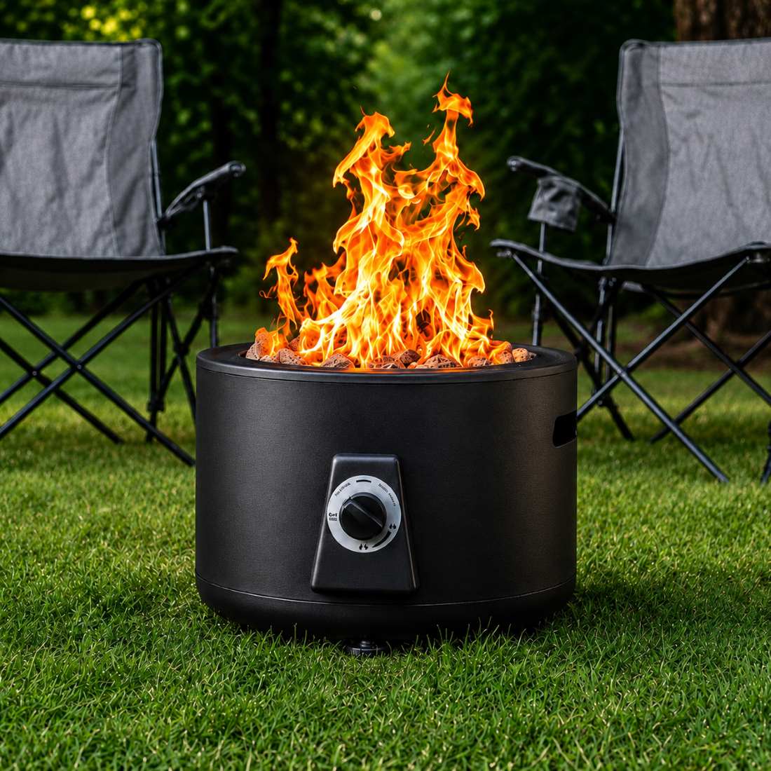 Pyra Base Portable Fire Pit, 60,000 BTU