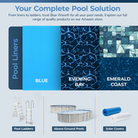 Emerald Coast pool liner, 15' Round, feature detail (image 7)