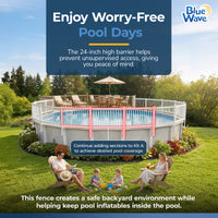 Above Ground Pool Fence Add-On Kit B (3 Sections), feature detail (image 4)