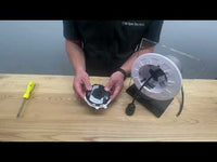 Spa Electrics Retro 6" R6 White 4K Light, White 6" Niche Adpt, Plug Seal Assy Kit, White Rim, R6C L12 R1 WW4