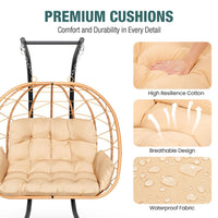 Pamapic Hanging Egg Chair with Stand