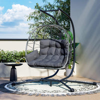 Pamapic Hanging Egg Chair with Stand